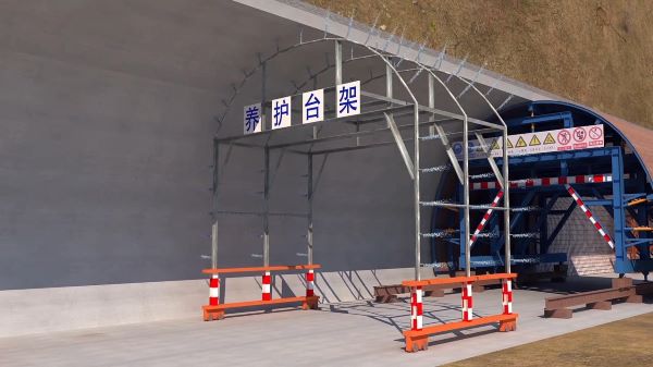 蝶山区隧道施工动画制作公司 - 隧道施工工艺和施工方法 - 隧道施工汇报动画视频 - bim 工程施工动画